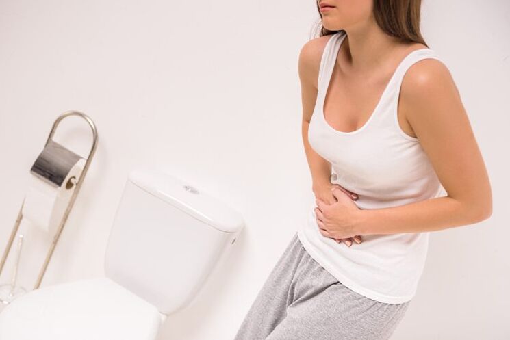Symptoms of cystitis in women are lower abdominal pain and frequent urination